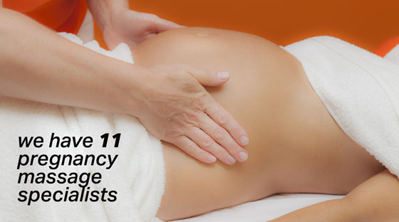 Specialists in pregnancy massage